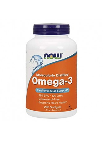 Now Foods Omega-3 Cardiovascular Support - 200 Softgels